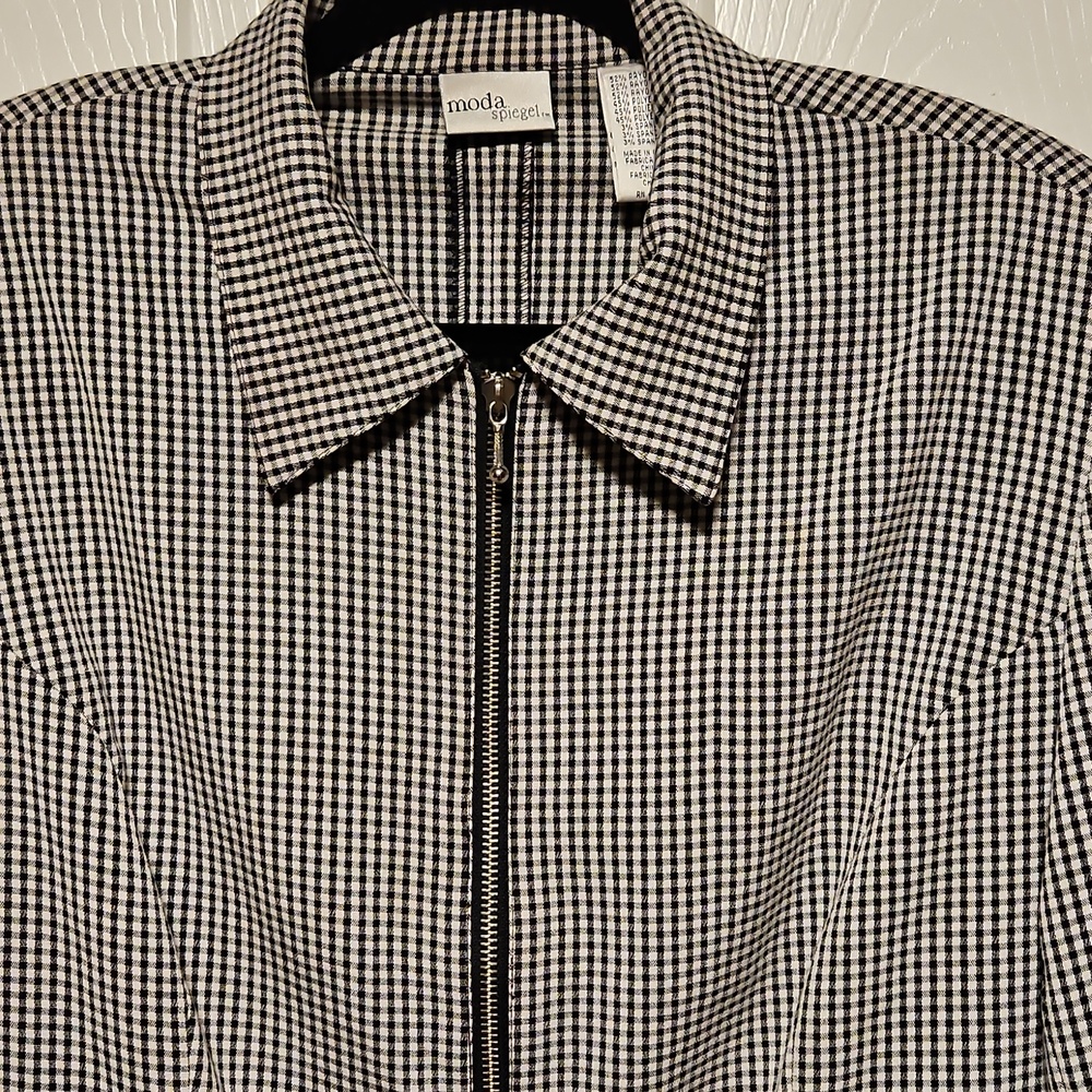 Moda Spiegel Zip-Front Jacket